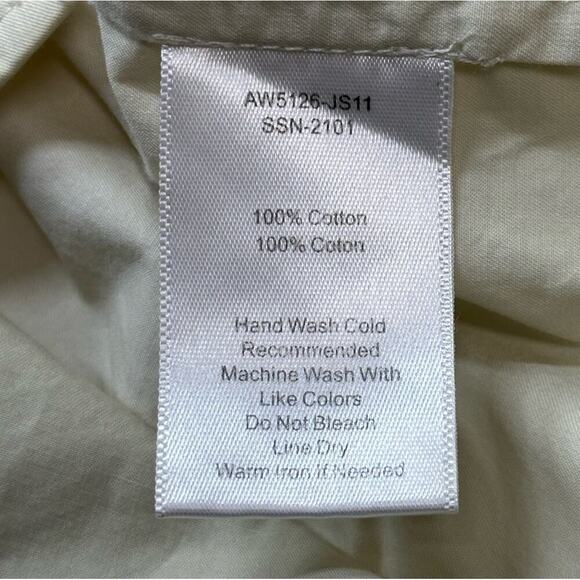 NWOT | ATM | Ombré Poplin Button Down Shirt | Yellow | Large - Picture 15 of 16